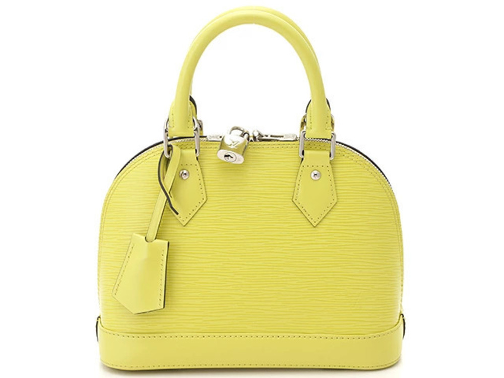 LOUIS VUITTON Epi Alma Jaune Cedrat